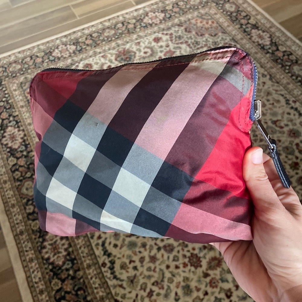 Reversible Nylon Burberry Backpack - image 7